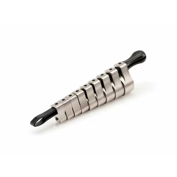 3/8 Inch Drive 6-Point Flare Nut Crowfoot Wrench Set with Key, 9-Piece (5/16-3/4 in.), Tekton, Mfr#: WCF91120